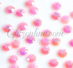 Resin Jelly Pink AB 20ss (4.6mm) Flatback Rhinestones