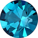 Swarovski Indicolite 12ss Chaton Rhinestones - 1 dozen (12 pieces) - Vintage Swarovski