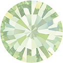 1028 Swarovski Crystal Chrysolite Green Chaton 24pp/12ss Pointed Back Rhinestones 1 Dozen