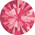 Swarovski Indian Pink 12ss Chaton Rhinestones - 1 dozen (12 pieces) - Discontinued