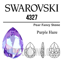 4327 Swarovski Crystal Purple Haze Special Coated 30x20mm Pear Fancy Stone 1 Piece