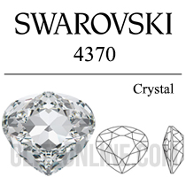 4370 Swarovski Crystal 11x10mm Pear Fancy Stone 1 Piece