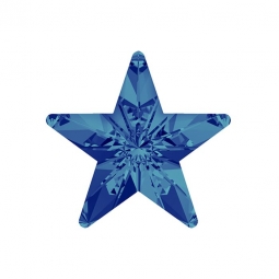 4745 Swarovski Crystal Bermuda Blue Rhinestone Star 1 Piece 10mm