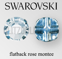 4930 Swarovski Crystal 12ss Rose Montee Flatback Sew-On Rhinestones 1 Dozen