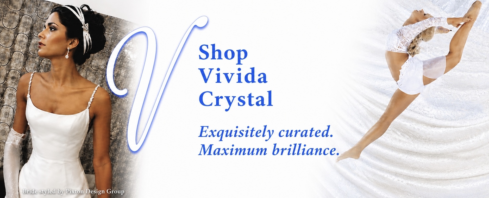 Vivida crystal rhinestones banner