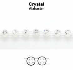 Preciosa Crystal Rhinestones Clear Plastic Banding 13ss