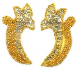 4010 Sequin Applique Pair