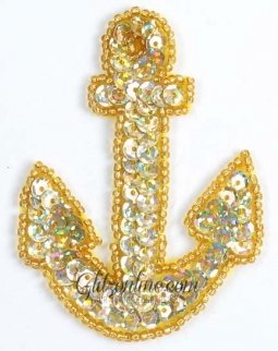 4023 Sequin Applique Anchor