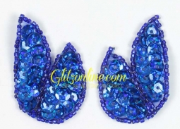 4043 Sequin Applique Wings Pair