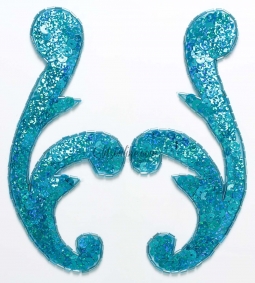 4069 Sequin Applique Pair