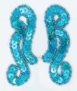 4073 Sequin Applique Pair