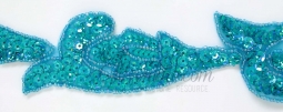 4308HC Hologram Sequin Trim Applique