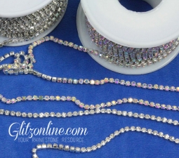 8ss Austrian Crystal Rhinestone Cup Chain