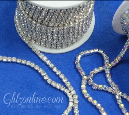 14ss Austrian Crystal Rhinestone Cup Chain