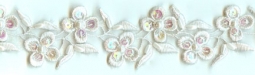 6002 White Beaded Lace Trim
