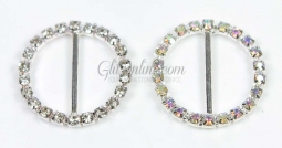 7000-3/4" Swarovski Crystal or AB Rhinestone Buckle