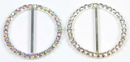 7003-2" Swarovski Crystal & AB Rhinestone Buckle