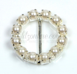 7007X 7/8" Pearl Belt Buckle