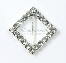 7020 Crystal Rhinestone Square Belt Buckle