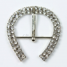 7049 1 5/8" Rhinestone Belt Buckle