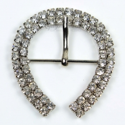 7050-Rhinestone Horseshoe Belt Buckle