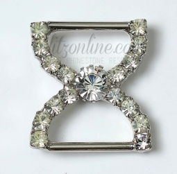 7071 Rhinestone Belt Connector Crystal or AB