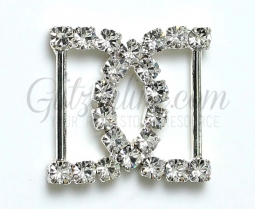 7074 7/8" Crystal Rhinestone Belt Connector