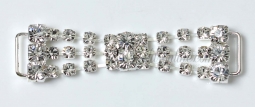 7085 Crystal Rhinestone Connector 2 3/4 x 3/4