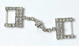 7086 Crystal Rhinestone Connector