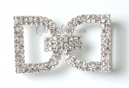 7100 Crystal Rhinestone Frog Closure