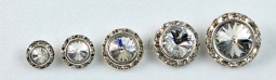 7201 Crystal Rivoli Rhinestone Button