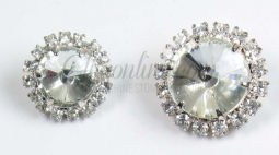 7204 Crystal Rivoli Rhinestone Button