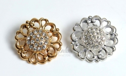 7235 Crystal Rhinestone Button