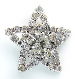 7241 Rhinestone Star 1 & 1/4"