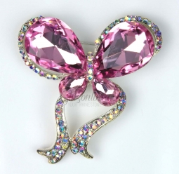 7254 Austrian Crystal Rhinestone Pin (5 colors)