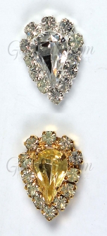 7268 Austrian Crystal Rhinestone Button