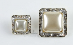 7321 Austrian Crystal Rhinestone Pearl Button