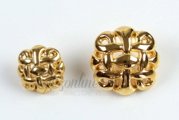 7335 Gold French Knot Button