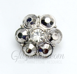 7345 Swarovski Crystal Rhinestone Button