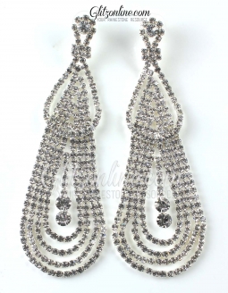 7401 Crystal Rhinestone Earrings