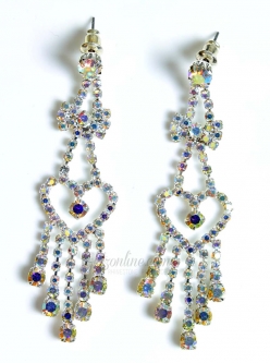 7428 Crystal AB Rhinestone Earring