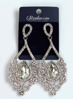 7439 Crystal Rhinestone Earrings