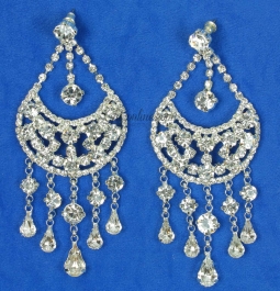 7448 Crystal Rhinestone Chandelier Earrings