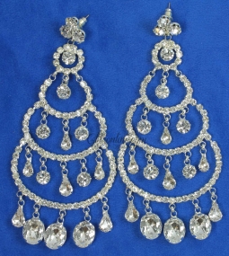 7449 Crystal Rhinestone Chandelier Earrings
