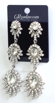 7451 Crystal Rhinestone Earrings
