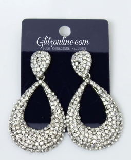 7453 Crystal Rhinestone Earrings