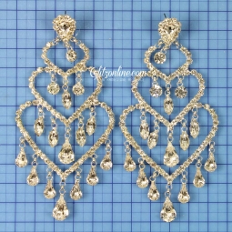 7456 Crystal Rhinestone Chandelier Earrings