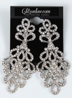 7477 Rhinestone Earrings