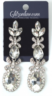 7483 Crystal Rhinestone Earrings