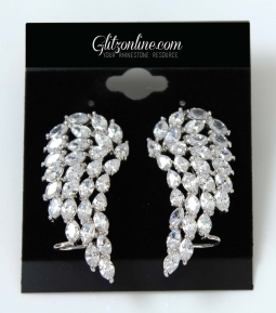7484 Crystal Rhinestone Earrings